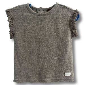 7 for all mankind baby tank top. Fringed sleeves. 12 months